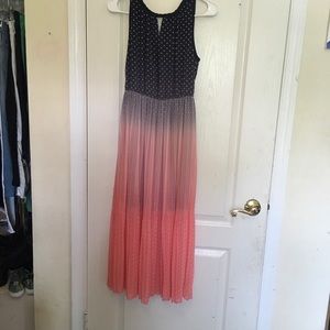 Maison Jules Pink and Black Polkadot